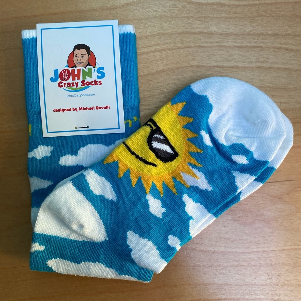 *NWT* Sun, Sky, and Clouds John’s Socks